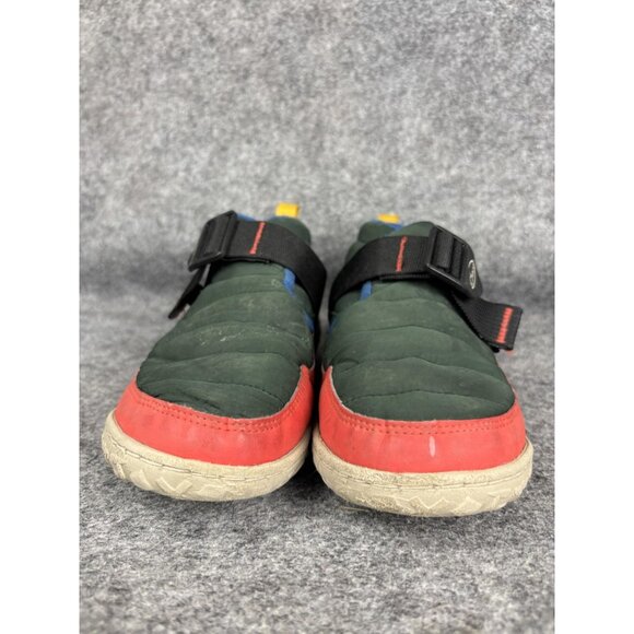Chaco Ramble Puff Shoes Womens Size 6 Green Red Slip On Camp Slippers - Picture 2 of 8